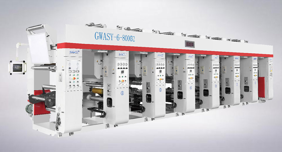 GWASY-B2型電腦中速凹版印刷機（三電機）